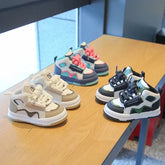 Children’s Spring Autumn Boy’s Casual Trend Board High Top Sneakers - Himpall
